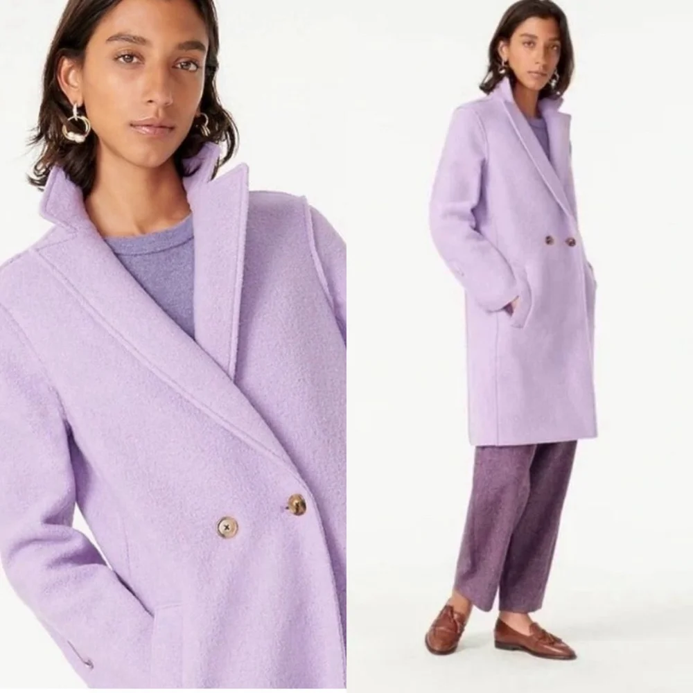 J. Crew New! Daphne Italian Boiled Wool Coat - Picture 1 of 8